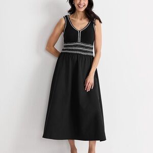 Lands’ End Duet Vneck Sweater Dress